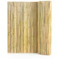 Vevor Naturligt rullet bambushegn, miljøvenligt bambus privatlivshegn 1,2 m H x 2,4 m L x 1,2 cm D., dekorativ bambus privatlivsskærm til have, baggård, balkon, terrasse, poolside