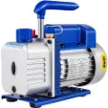Vevor 370ml 533 L/min (9CFM) 746W (1HK) Aircondition Kølemiddel Vakuumpumpe Vakuumkammer med pumpe Afgasningskammer med pumpe AC Vakuumpumpe