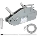 Vevor Wire Rope Puller 1,6T/3500lbs Kapacitet Håndspil Rope 66ft Grip Aftrækker Manuel Wire Rope Aftrækker Heavy Duty Wire Rope Aftrækker Hoist Træk Bugseringsudstyr til indendørs og udendørs brug