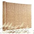 Vevor Naturligt rørhegn, 1,2 m x 5,8 m, rørnetsgardin til balkon, rørnetsrulle til udendørs baghave, dekorativt hegn til havehegn, skillevæg, privatlivsgardin