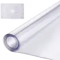 Vevor Plastikborddug, 48 x 48 tommer 1,5 mm tyk klar bordbeskytter, firkantet PVC-skrivebordsmåtte, vandtæt og nem rengøringsvenlig skrivebordsmåtte, til kontorkommode, spisebord, natbord