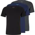 Hugo Boss BOSStil mænd. 50475284 Pakke med 3 RN 3P T-shirts Classic navy, grå, sort (XXL), Casual, Bomuld, Korte ærmer, Blå