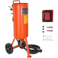 Vevor 37,9 L kraftig sandblæser 60-110 PSI med 2 dyser og 7,5 fod/228,6 cm slange