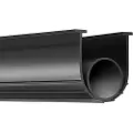 Vevor garageporttætninger bundgummi, U-form +O ringkombination garageport bundvejrtætning, 16 fods vejrbestandig garageporttætning, 5/16 tommer T-ender og 3 3/4 tommer bredde, til døre, sort