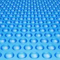 Vevor Solcelledrevet Pooloverdækning, Φ10 fod rundt solcelletæppe til pools, nedgravet overjordisk swimmingpool solcelleoverdækning, 15 mil solcelleoverdækninger blå