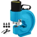 Vevor Hopopular CH-70 hydraulisk hulstanser, stanseværktøj, 35T flad kobber elektrisk pumpe, L-stil, CP-700 H-stil CFP-800-1 samleskinne, wolframstål