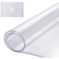 Vevor Plastikborddug, 14 x 24 tommer 1,5 mm tyk klar bordbeskytter, rektangulær PVC-skrivebordsmåtte, vandtæt og nem rengøringsvenlig skrivebordsmåtte, til kontorkommode, spisebord, natbord