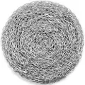 Vevor Proof Coil Chain, 3/16" x 250', 1100 lbs sikker arbejdsbelastning, zinkbelagt, testet spiralkæde med to hurtigled, galvaniseret kulstofstålkæde til bugsering, ophængning, camping, bugsering af k
