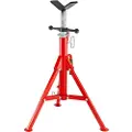 Vevor V-hoved rørstativ justerbar højde 71,1–132,1 cm 2500 lbs rørdonkraftstativer foldbart bærbart højt foldbart rørstativ med V-hoved foldbare trailerdonkrafte