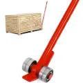 Vevor 3T Prylever-stang med kapacitet på 6600 lbs. Stålbrækstang med kraftig konstruktion og hjul. Prylever med 6FT længde håndtag.