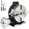 Vevor Roterende Bord 8" Lodret &amp; Vandret Roterende Bord, 8 Tommer Vandret Lodret HV8 Precision 3MT fræseboremaskine Vernier Reading fræseboring Boring til fræsemaskine