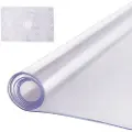 Vevor Plastikborddug, 40 x 60 tommer 2,0 mm tyk klar bordbeskytter, rektangulær PVC-skrivebordsmåtte, vandtæt og nem rengøringsvenlig skrivebordsmåtte, til kontorkommode, spisebord, natbord