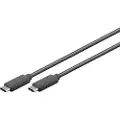 Microconnect Usb3.2cc1.5 Usb-kabel Usb 3.2 Gen 2 (3.1 Gen 2) 1,5 M Usb C Sort 1.5m. Usb C Usb C Sort