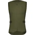 SCOTT Airflow Vest, rygskjold, herre, mørkegrøn