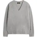 Ecoalf ECOALFtil kvinder. MCWGAKNAZALE0632W24-341 Azalea-trøje grå (XS), Casual, Lange ærmer, Bæredygtig, Genbrugsuld