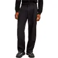 G-Star G-Startil mænd. D25236-D410-6484 Plisserede chinos, afslappede bukser, sort (28/32), Casual, Genanvendt polister, Bæredygtig