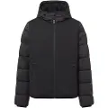 Ecoalf ECOALFtil mænd. MCMGAJKRITTS0390W24-319 Kort jakke Ritter sort (S), Casual, Lange ærmer, Genanvendt polister, Bæredygtig