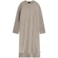 Ecoalf ECOALFtil kvinder. MCWGAKNEUCAL0632W24-389 Eucalyptus beige trøje (XS), Casual, Lange ærmer, Bæredygtig, Genbrugsuld