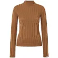 Pepe Jeans Pepe Jeanstil kvinder. PL702224 Izabel-trøje brun (XL), Casual, Bomuld