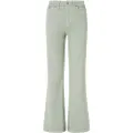 Pepe Jeans Pepe Jeanstil kvinder. PL211786 Willa bukser med bell-bottom grøn (26/30), Casual, Bomuld