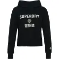 Superdry Code Core Sport Crop Box Hættetrøje