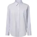 Gant Ganttil kvinder. 4300212 Blå poplinskjorte i relaxed fit (40), Casual, Bomuld, Lange ærmer