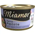 Miamor Økonomipakke: 24 x 85 g Miamor Paté - Fjerkræshjerter