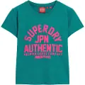 Superdry Puff Print Archive Fitted T-shirt Med Korte ærmer
