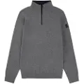 Ecoalf ECOALFtil mænd. MCMGAKNLARCH0632W24-339 Larch-jumper grå (S), Casual, Bomuld, Lange ærmer, Bæredygtig