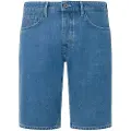 Pepe Jeans Pepe Jeanstil mænd. PM801086 Afslappede shorts blå (30), Casual, Bomuld