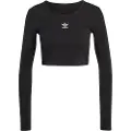 Adidas Originals Essentials Ribbed Crop Langærmet Top