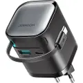 JOYROOM Power charger with retractable cable 65W TCL02 GaN