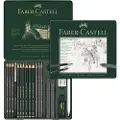 Faber-Castell Pitt Tin Sæt Med Grafitblyanter 19 Enheder