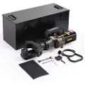 Vevor Elektrisk Hydraulisk Armeringsbukker, 2000W Bærbar Armeringsbukker, Bukker op til 1,26 tommer (20-32 mm) på 5 sekunder, Højtydende Stålarmeringsbukker med Værktøjskuffert Oliedåse, Sort NRB-32