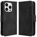 Mtp Products iPhone 16 Pro Kortholder Pung Etui - Black