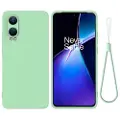Mtp Products OnePlus Nord CE4 Lite/Oppo K12x Liquid Silikone Cover med Strop - Grøn