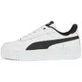 Puma Carina Street Sneakers Women, Shoes, White/Black/Silver, 36