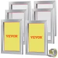 Vevor Screen Printing Kit Silke Screen Printing ramme 10x14in 110 Count Mesh 6 stk.