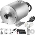 Vevor Elektrisk Børsteløs DC Motor 72V 3000W Børsteløs Elmotor 4900RPM Børsteløs Motor Sæt med Controller og Gashåndtag til El Scooter E-Bike Motor Motorcykel Gør-det-selv Del Konverteringssæt