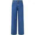 Pepe Jeans Pepe Jeanstil kvinder. PL204833 Jeans lige Uhw Tailor blå (29/28), Casual, Bomuld, Denim, Bæredygtig
