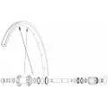 Mavic Kit 12 Rear Ksyrium S Ds Eger