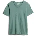 Superdry Raw Edge Slub V T-shirt Med Korte ærmer