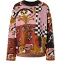 Scotch & Soda Jacquard Oversized Sweatshirt