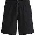 Hugo Boss BOSStil mænd. 50469329 Sort hval badedragt (L), Casual, Badetøj, Polyester, Bæredygtig