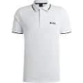 Hugo Boss BOSStil mænd. 50469102 Paddy Pro hvid polo shirt (XL), Casual, Bomuld, Korte ærmer