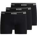 Hugo Boss BOSStil mænd. 50475282 Pakke med 3 boksershorts 50475282 sort (XS), Afslappet, Bomuld