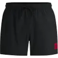 Hugo Boss HUGOtil mænd. 50493450 Dominica badedragt sort (XL), Badetøj, Polyester