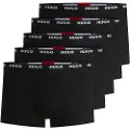 Hugo Boss HUGOtil mænd. 50493840 Pakke med 5 sorte boksershorts (XL), Afslappet, Bomuld