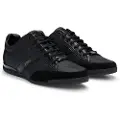 Hugo Boss BOSStil mænd. 50498265 Saturn Lowp lædersko sort (48), Fast, Blonder, Casual