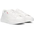 Hugo Boss HUGOtil mænd. 50499261 Blake lædersko hvid (42), Fast, Blonder, Casual